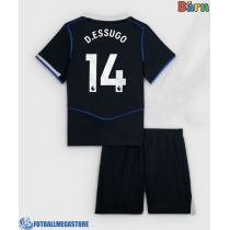 Fotballdrakt Barn Chelsea Dario Essugo #14 Tredjedraktsett 2025-26 Kortermet (+ Korte bukser)
